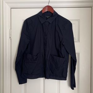 COS Cropped Navy Shirt